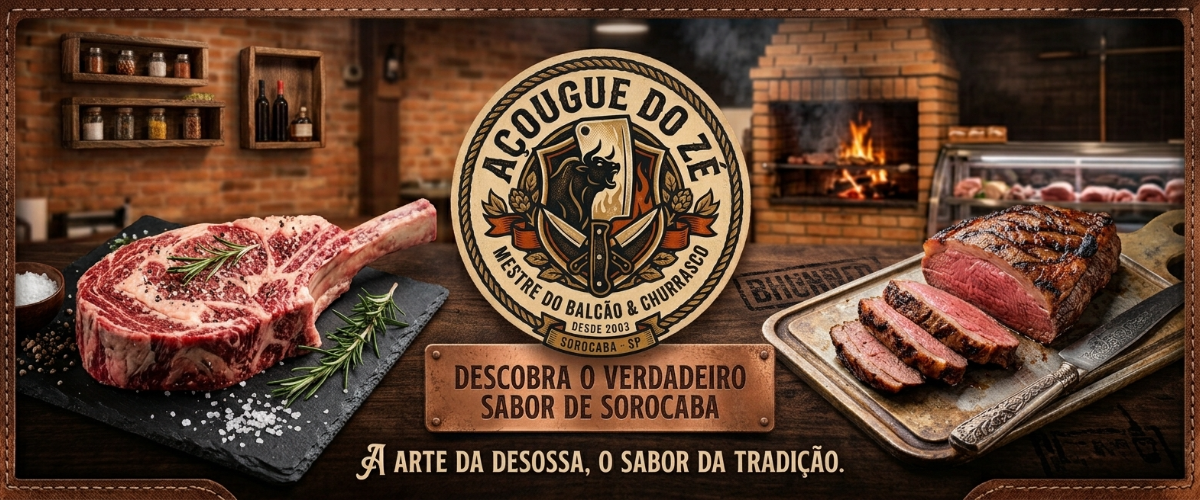 Banner 🥩 AÇOUGUE DO ZÉ 🔪